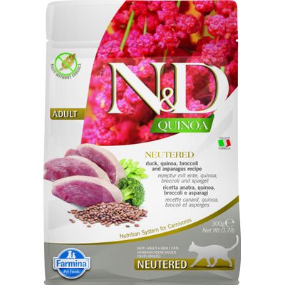 N&D - Nourriture Chat - Quinoa Canard Stérilisé
