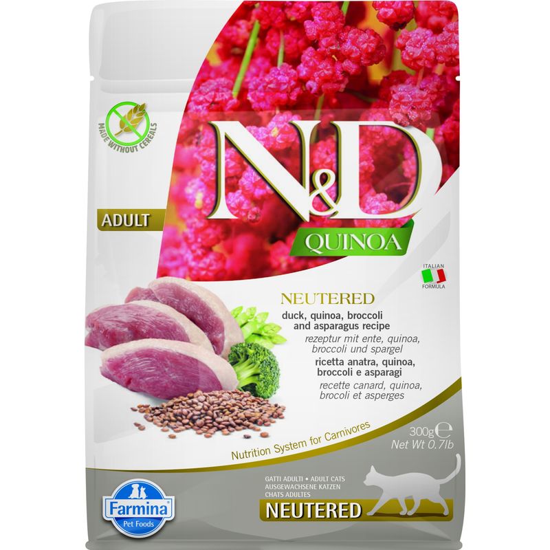 N&D - Nourriture Chat - Quinoa Canard Stérilisé