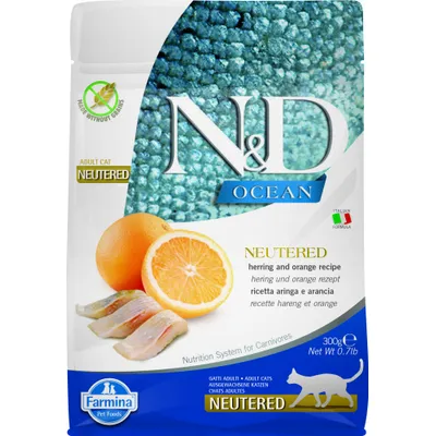 N&D Ocean - Nourriture pour chat castré - Caille