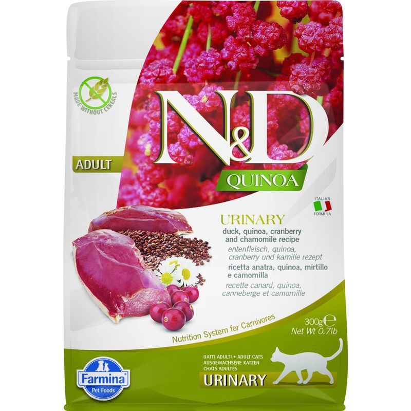 Farmina - Alimentation pour chat - N&D Quinoa Urinary Canard