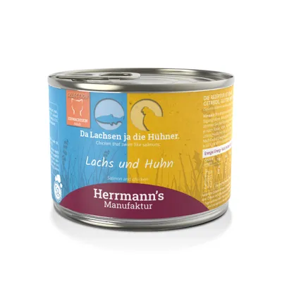 Herrmann's Selection - Nourriture humide pour chats - Saumon Poulet 200g