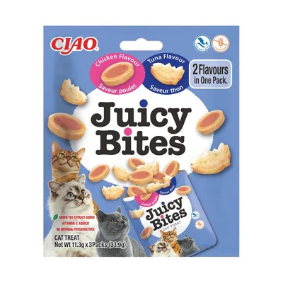 Inaba Churu Juicy Bites Sabor Atún y Pollo para gatos