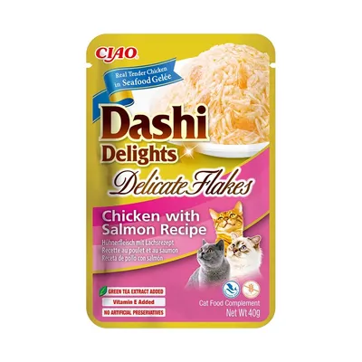 INABA - Friandise pour chat - Dashi Delights Flocons Délicats INABA - Friandise pour chat - Dashi Delights Flocons Délicats