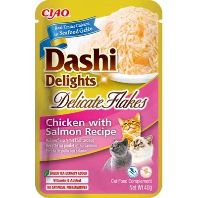 INABA - Friandise pour chat - Dashi Delights Flocons Délicats INABA - Friandise pour chat - Dashi Delights Flocons Délicats