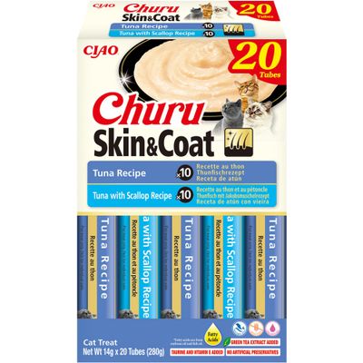 INABA - Friandise - Churu Skin & Coat Thon