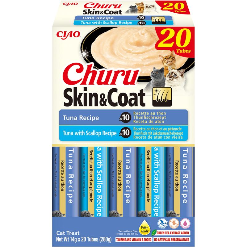 INABA - Friandise - Churu Skin & Coat Thon