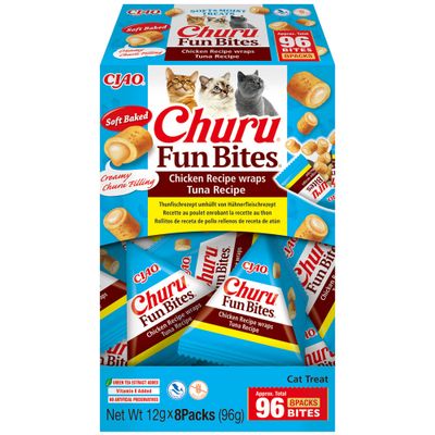 INABA - Friandises pour chats - Churu Fun Bites Poulet Thon