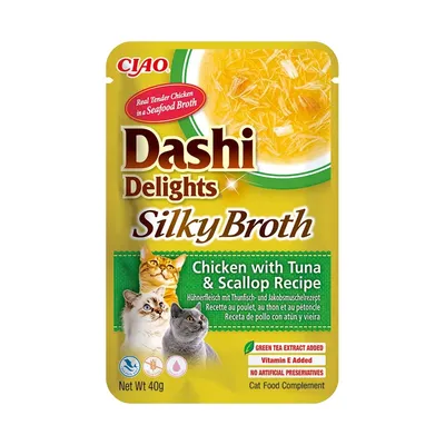 Inaba - Bouillon pour chat - Dashi Delights Silky Broth Inaba - Bouillon pour chat - Dashi Delights Silky Broth