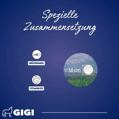 Welpen Wachstum & Entwicklung Stärkt Zähne & Gelenke GIGI VET Welpen Wachstum & Entwicklung Stärkt Zähne & Gelenke GIGI VET