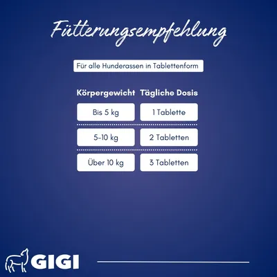 Welpen Wachstum & Entwicklung Stärkt Zähne & Gelenke GIGI VET