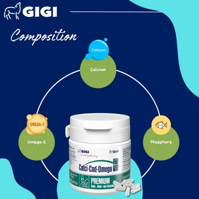 GIGI VET Calci-Cod-Omega avec oméga-3