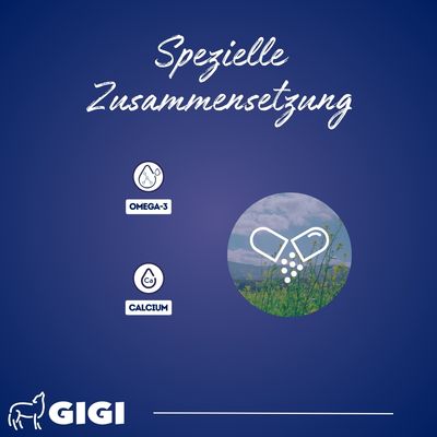 Calci-Cod-Omega mit Omega-3 Für starke Knochen und gesunde Haut GIGI VET