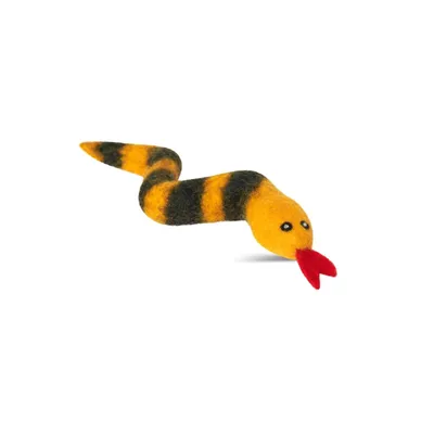 Jouet serpent pour chat en laine naturelle Serpa