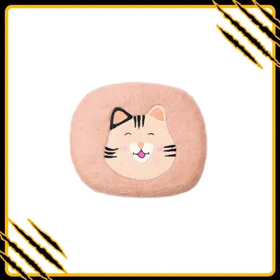 MariGold Coussin pour chat en feutre de laine doux Yeti-Joy