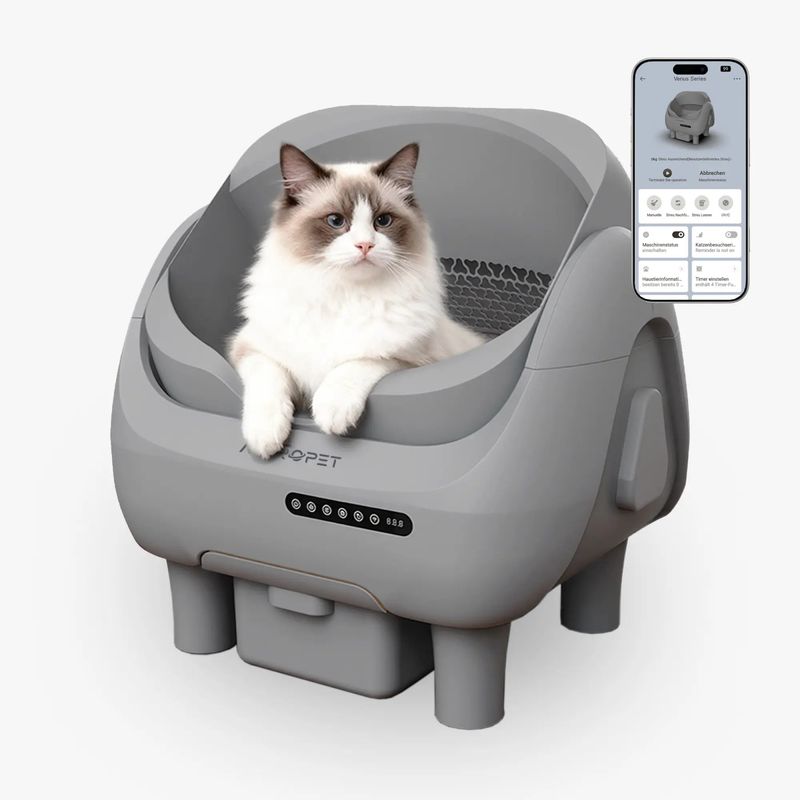 Venus - XXL Selbstreinigende Katzentoilette
