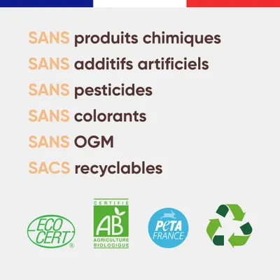 Felichef - Mousse Bio Sans Céréales à la Volaille pour Chat (6x 400 gr)