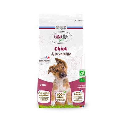 Canichef - Croquettes BIO Volaille Chiot