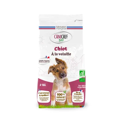 Canichef - Croquettes BIO Volaille Chiot