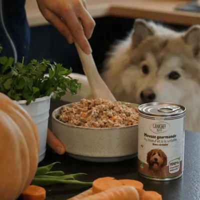 Canichef - Mousse Bio Sans Céréales Volaille et Bœuf