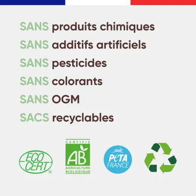 CANICHEF - Croquettes Bio Sans Céréales Volaille Petite Taille