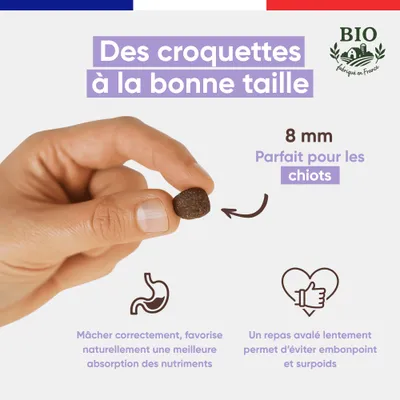 Canichef - Croquettes Bio Sans Céréales Volaille Chiot