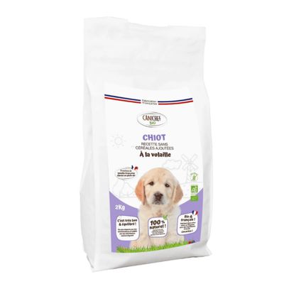 Canichef - Croquettes Bio Sans Céréales Volaille Chiot