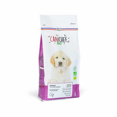 Canichef - Croquettes Bio Sans Céréales Volaille Chiot