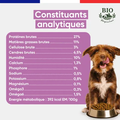 Canichef - Croquettes BIO Volaille Grande Race