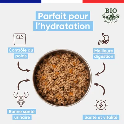 Felichef - Emincés Bio Saumon Légumes Chat