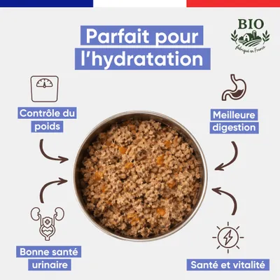 Felichef - Emincés Bio Volaille Légumes Chat