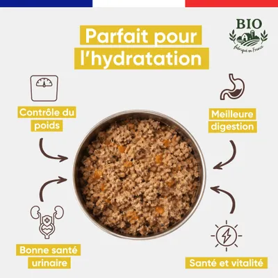 Felichef - Terrines Bio Sans Céréales Volaille et Légumes Chat