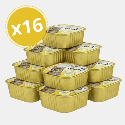 Felichef - Terrines Bio Sans Céréales Volaille et Légumes Chat