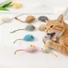 猫咪老鼠玩具（9 件装）：耐用，天然猫薄荷 – 适合猫咪和幼猫