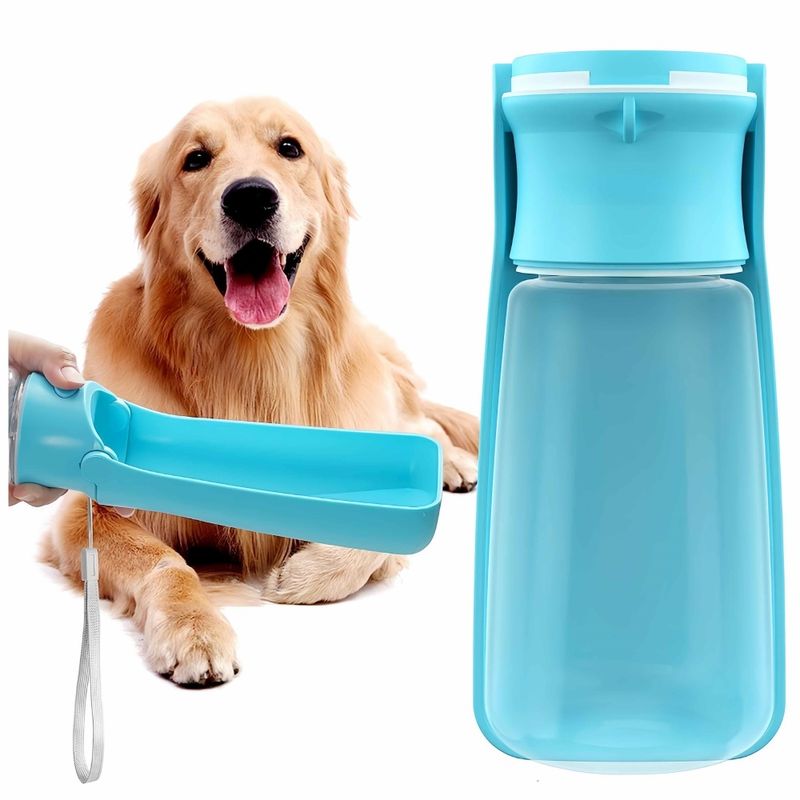 FurryFusion Tragbare Wasserflasche für Hunde