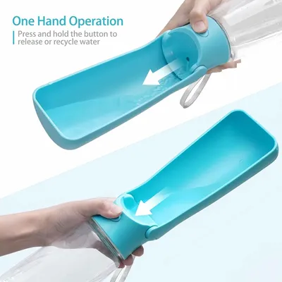 FurryFusion Bouteille d'eau portable pour chiens