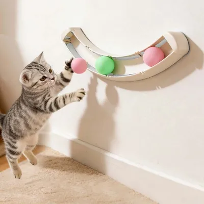 MCBOSON Rouleau de jouet pour chat, jouet puzzle pour chat