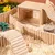FurryFusion Barrière en bois pour hamster