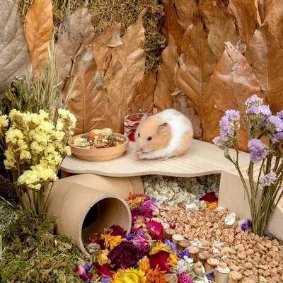 FurryFusion Support en forme d'onde pour cage de hamster FurryFusion Support en forme d'onde pour cage de hamster