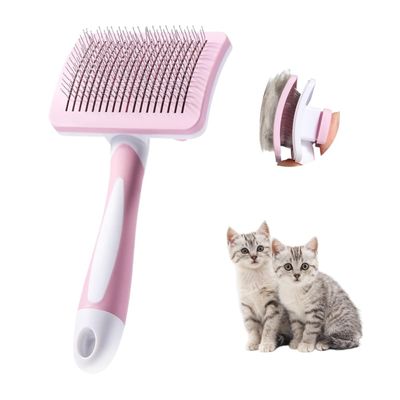 MCBOSON Brosse 2 en 1 pour Chiens & Chats : Élimine Poils + Massage