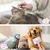 MCBOSON Brosse 2 en 1 pour Chiens & Chats : Élimine Poils + Massage