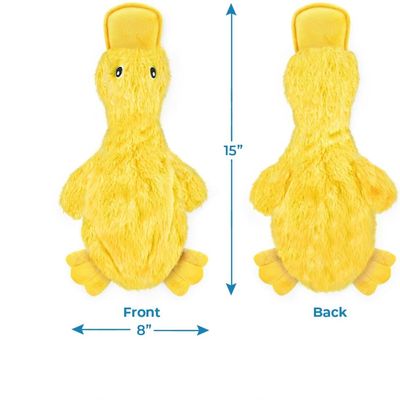 MCBOSON Canard à Croquer pour Chiens : Sans Remplissage, Sonore