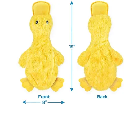 MCBOSON Canard à Croquer pour Chiens : Sans Remplissage, Sonore