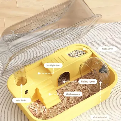 FurryFusion Cage de luxe pour hamster nain