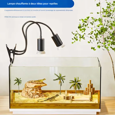 FurryFusion Support pour lampe de bronzage pour tortues FurryFusion Support pour lampe de bronzage pour tortues