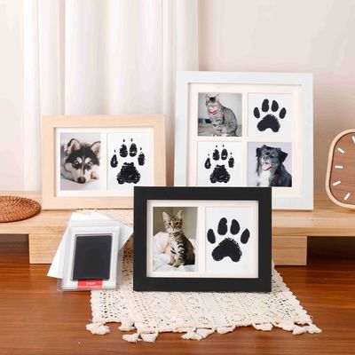 FurryFusion Cadre pour empreintes de pattes d'animal de compagnie