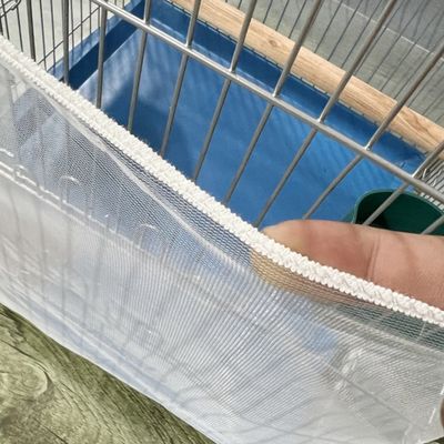 FurryFusion Filet anti - éclaboussement pour cage d'oiseaux