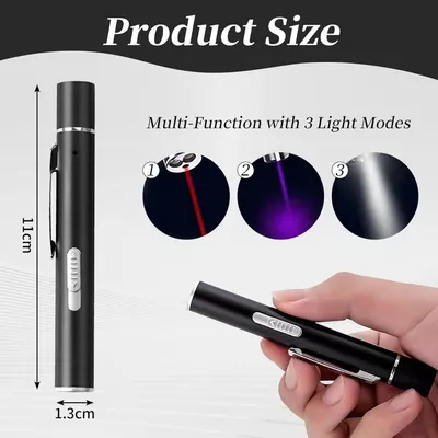 Jouet Interactif Laser USB Rechargeable 3 Modes - Chats & Chiens