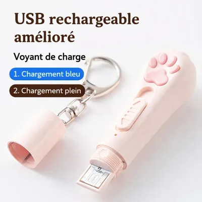 MCBOSON Jouet interactif pour chats - Laser pour chats et chiens Rose