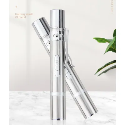 FurryFusion Baton laser multifonctionnel en métal pour chats