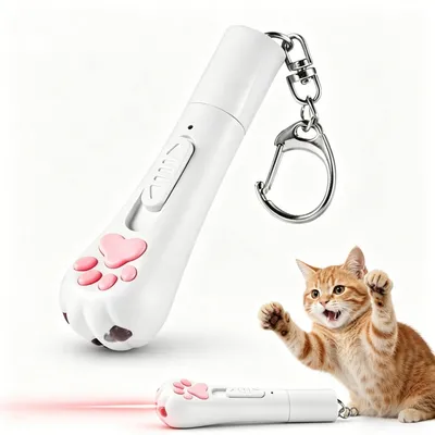 MCBOSON Jouet interactif pour chats - Laser pour chats et chiens Rose